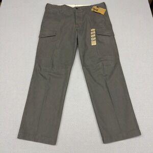 New Dockers Cargo Pants Mens 36x30 D2 Straight Fit Pockets Travel Casual